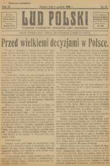 Lud Polski : tygodnik poświęcony sprawom ludu polskiego. R.3, 1922, nr 15