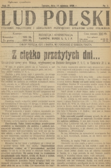 Lud Polski : tygodnik polityczny i oświatowy poświęcony sprawom ludu polskiego. R.4, 1923, nr 3