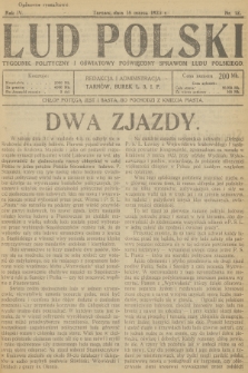 Lud Polski : tygodnik polityczny i oświatowy poświęcony sprawom ludu polskiego. R.4, 1923, nr 12