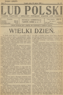 Lud Polski : tygodnik polityczny i oświatowy poświęcony sprawom ludu polskiego. R.4, 1923, nr 13