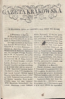 Gazeta Krakowska. 1819 , nr 48