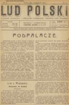 Lud Polski : tygodnik polityczny i oświatowy poświęcony sprawom ludu polskiego. R.4, 1923, nr 17