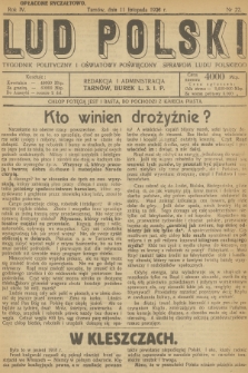 Lud Polski : tygodnik polityczny i oświatowy poświęcony sprawom ludu polskiego. R.4, 1923, nr 22