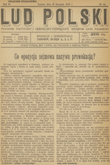 Lud Polski : tygodnik polityczny i oświatowy poświęcony sprawom ludu polskiego. R.4, 1923, nr 24