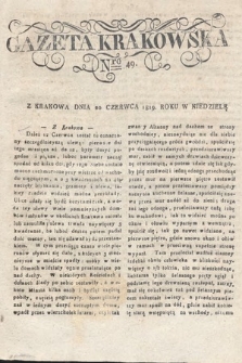 Gazeta Krakowska. 1819 , nr 49