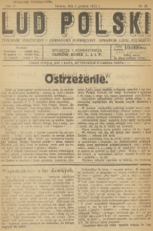 Lud Polski : tygodnik polityczny i oświatowy poświęcony sprawom ludu polskiego. R.4, 1923, nr 25