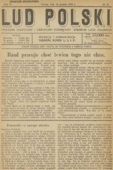 Lud Polski : tygodnik polityczny i oświatowy poświęcony sprawom ludu polskiego. R.4, 1923, nr 27