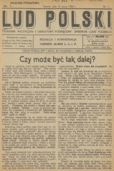 Lud Polski : tygodnik polityczny i oświatowy poświęcony sprawom ludu polskiego. R.5, 1924, nr 11