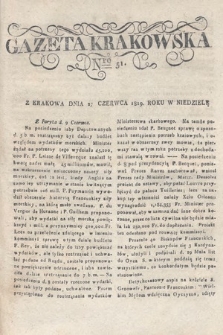 Gazeta Krakowska. 1819 , nr 51
