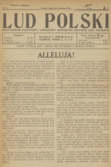 Lud Polski : dwutygodnik polityczny i oświatowy poświęcony sprawom ludu polskiego. R.5 [i.e.6], 1926, nr 5