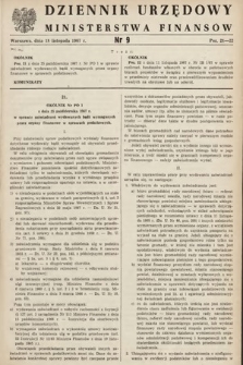 Dziennik Urzędowy Ministerstwa Finansów. 1967, nr 9