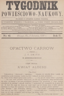 Tygodnik Powieściowo-Naukowy. R.2, 1886, No. 41