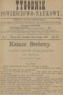 Tygodnik Powieściowo-Naukowy. R.12, 1898, No. 8