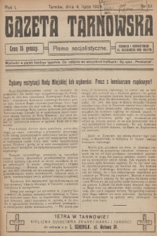 Gazeta Tarnowska : pismo socjalistyczne. R.1, 1924, nr 17