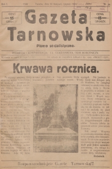 Gazeta Tarnowska : pismo socjalistyczne. R.1, 1924, nr 29