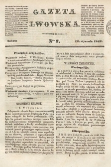 Gazeta Lwowska. 1847, nr 7