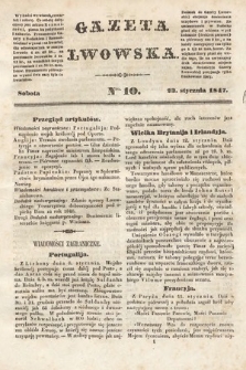 Gazeta Lwowska. 1847, nr 10