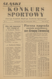 Śląski Konkurs Sportowy : biuletyn Komitetu Śląskiego Konkursu Sportowego. 1955, nr 3