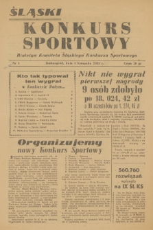 Śląski Konkurs Sportowy : biuletyn Komitetu Śląskiego Konkursu Sportowego. 1955, nr 5
