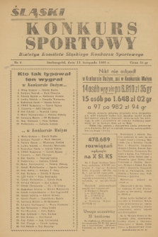 Śląski Konkurs Sportowy : biuletyn Komitetu Śląskiego Konkursu Sportowego. 1955, nr 6