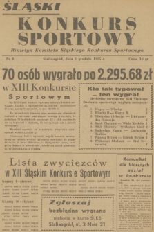 Śląski Konkurs Sportowy : biuletyn Komitetu Śląskiego Konkursu Sportowego. 1955, nr 9