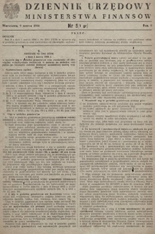 Dziennik Urzędowy Ministerstwa Finansów. 1956, nr 5