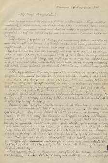 Kopia dwóch listów Walentego Chłędowskiego o wypadkach z r. 1846 pisanych z Wietrzna 15 i 29 kwietnia 1846