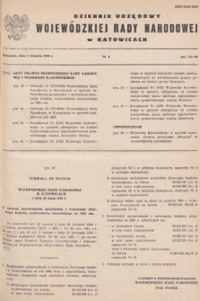 Dziennik Urzędowy Wojewódzkiej Rady Narodowej w Katowicach. 1983, nr 4