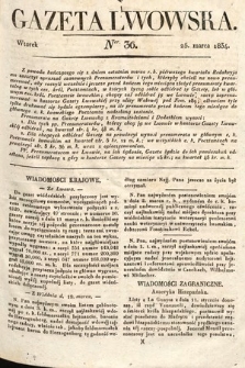 Gazeta Lwowska. 1834, nr 36