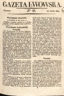 Gazeta Lwowska. 1834, nr 37