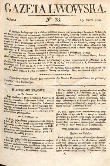 Gazeta Lwowska. 1834, nr 38