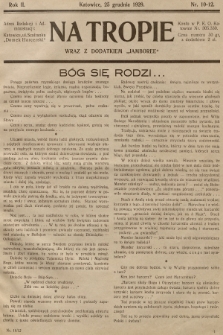 Na Tropie : pismo młodzieży polskiej. R.2, 1929, nr 10-12