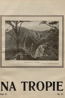 Na Tropie : pismo młodzieży polskiej. R.4, 1931, nr 17