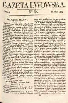 Gazeta Lwowska. 1834, nr 57