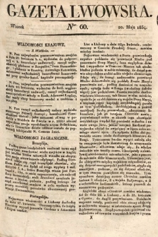 Gazeta Lwowska. 1834, nr 60