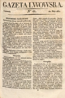 Gazeta Lwowska. 1834, nr 61
