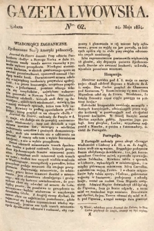 Gazeta Lwowska. 1834, nr 62