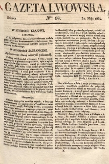 Gazeta Lwowska. 1834, nr 64