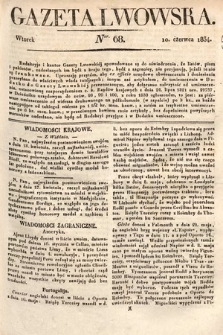 Gazeta Lwowska. 1834, nr 68