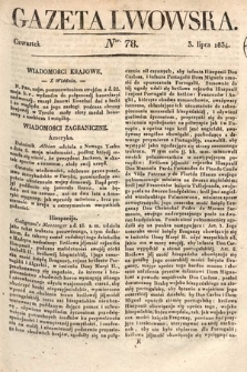 Gazeta Lwowska. 1834, nr 78