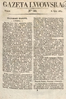 Gazeta Lwowska. 1834, nr 80