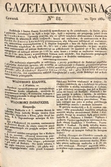 Gazeta Lwowska. 1834, nr 81
