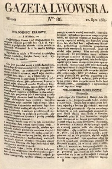 Gazeta Lwowska. 1834, nr 86