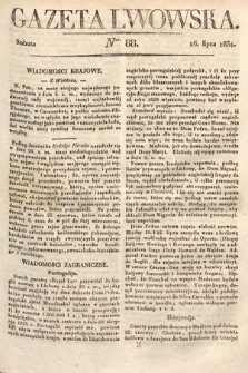 Gazeta Lwowska. 1834, nr 88