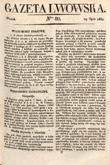 Gazeta Lwowska. 1834, nr 89