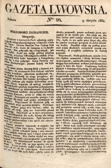 Gazeta Lwowska. 1834, nr 94