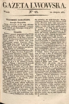 Gazeta Lwowska. 1834, nr 95