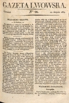 Gazeta Lwowska. 1834, nr 96