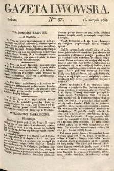 Gazeta Lwowska. 1834, nr 97