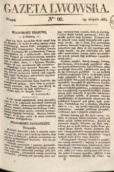 Gazeta Lwowska. 1834, nr 98